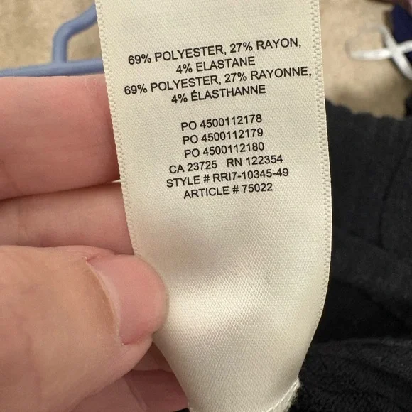 Wilfred Black Ribbed Mother of Pearl Button-Down Top - Picture 4 of 5